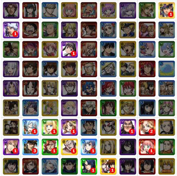 モンスト 引退垢 ランク604 限定キャラ多数 マサムネ、ネオ