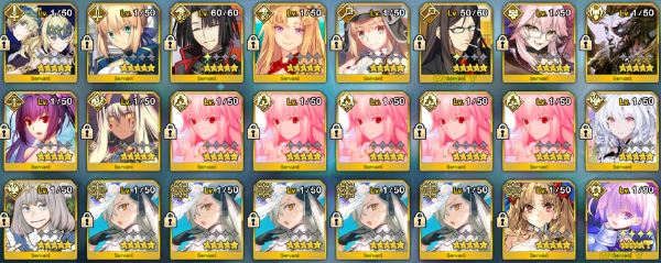 FGO(fate/grand order) FGO引退アカウント｜マツブシマーケット