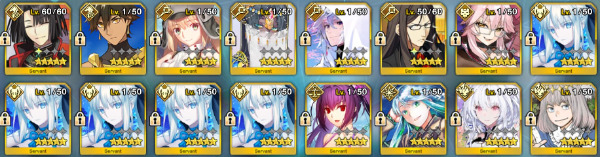 FGO(fate/grand order) 石4230個 50符 リリス宝具5 水着キャストリア